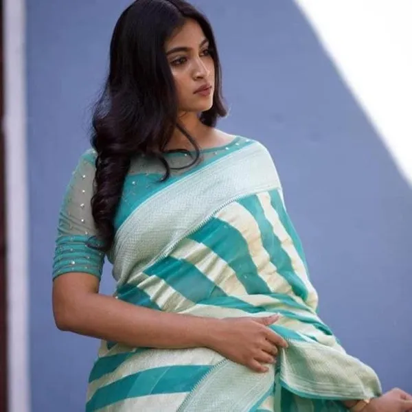 Blue_Embellished_Banarasi_Jacquard_Saree_(Blue)